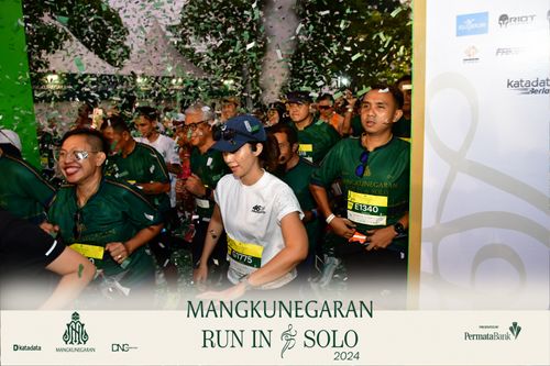 Race photo from Mangkunegaran Run 2024