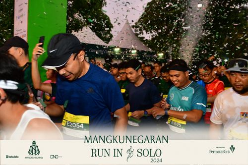 Race photo from Mangkunegaran Run 2024