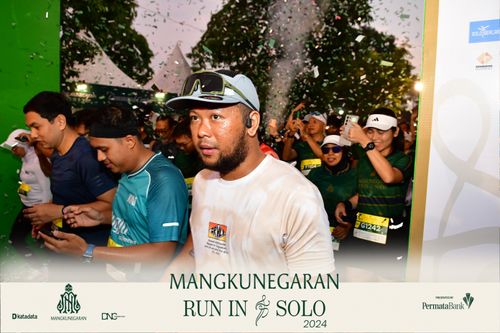Race photo from Mangkunegaran Run 2024