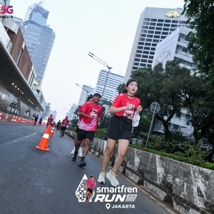 Race photo from SMARTFREN RUN 2026