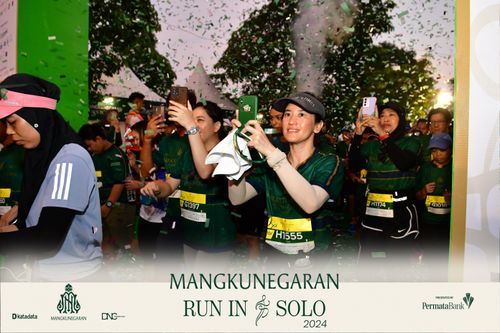 Race photo from Mangkunegaran Run 2024