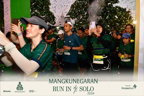 Race photo from Mangkunegaran Run 2024