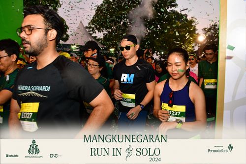 Race photo from Mangkunegaran Run 2024