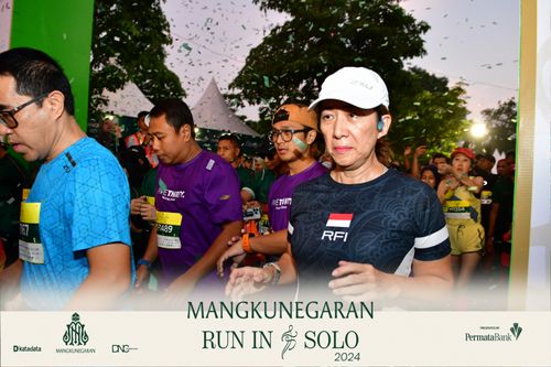 Race photo from Mangkunegaran Run 2024