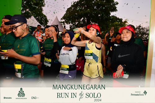 Race photo from Mangkunegaran Run 2024