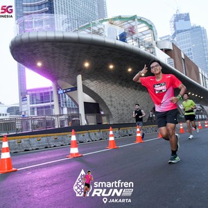 Race photo from SMARTFREN RUN 2026