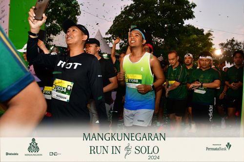 Race photo from Mangkunegaran Run 2024