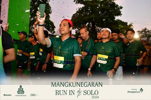 Race photo from Mangkunegaran Run 2024