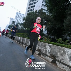 Race photo from SMARTFREN RUN 2026