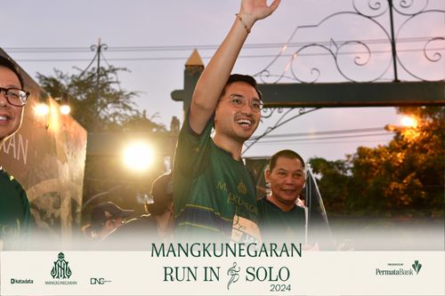 Race photo from Mangkunegaran Run 2024