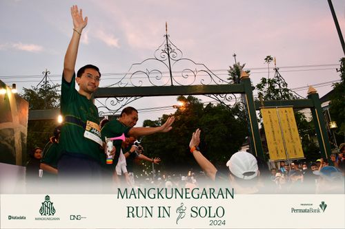 Race photo from Mangkunegaran Run 2024