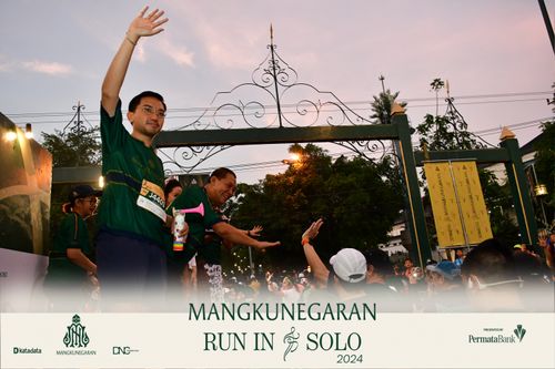 Race photo from Mangkunegaran Run 2024
