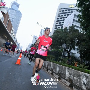Race photo from SMARTFREN RUN 2026