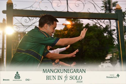 Race photo from Mangkunegaran Run 2024