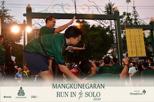 Race photo from Mangkunegaran Run 2024