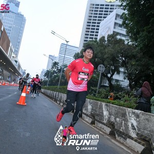 Race photo from SMARTFREN RUN 2026