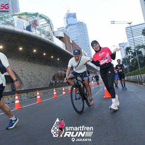 Race photo from SMARTFREN RUN 2026
