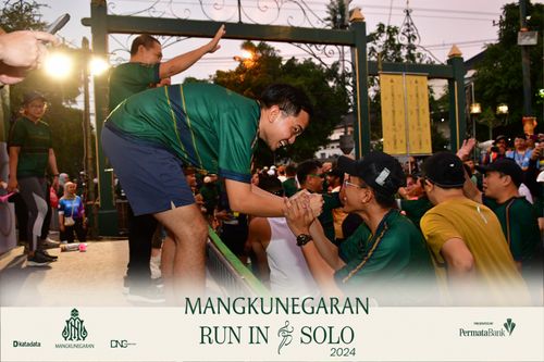 Race photo from Mangkunegaran Run 2024