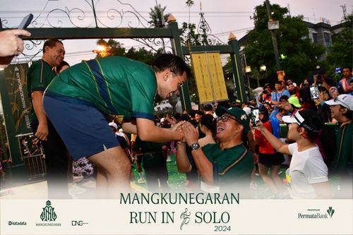 Race photo from Mangkunegaran Run 2024