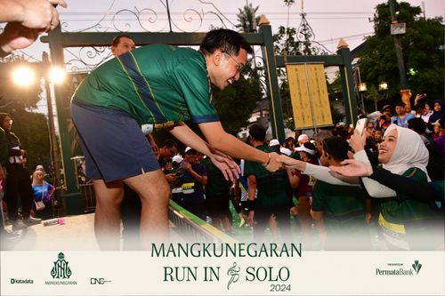 Race photo from Mangkunegaran Run 2024