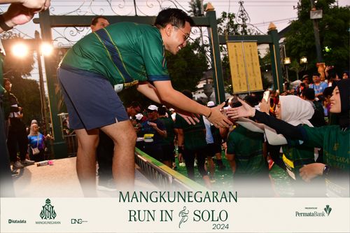 Race photo from Mangkunegaran Run 2024