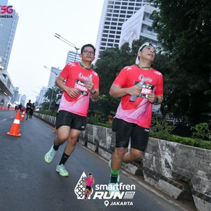 Race photo from SMARTFREN RUN 2026