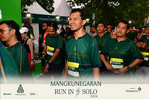 Race photo from Mangkunegaran Run 2024
