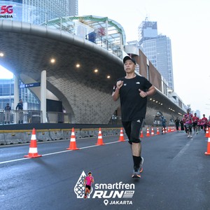 Race photo from SMARTFREN RUN 2026