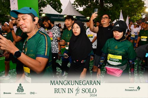 Race photo from Mangkunegaran Run 2024