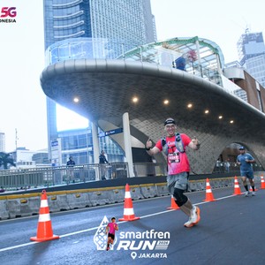 Race photo from SMARTFREN RUN 2026