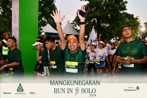 Race photo from Mangkunegaran Run 2024