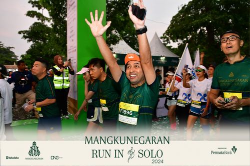 Race photo from Mangkunegaran Run 2024