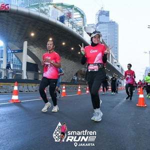 Race photo from SMARTFREN RUN 2026