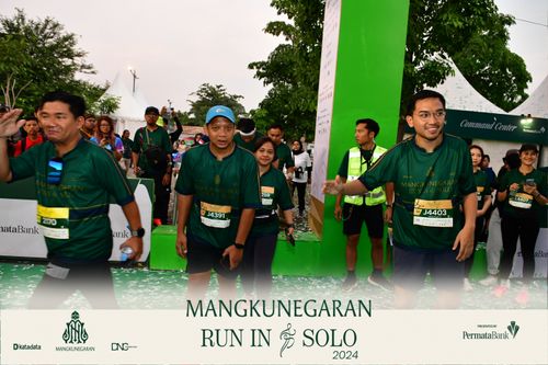 Race photo from Mangkunegaran Run 2024
