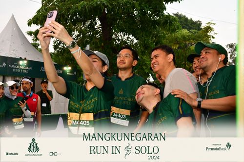 Race photo from Mangkunegaran Run 2024