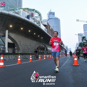 Race photo from SMARTFREN RUN 2026