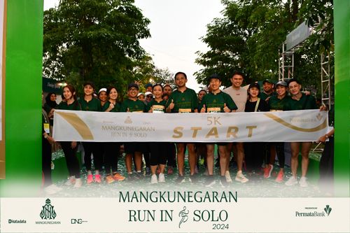 Race photo from Mangkunegaran Run 2024