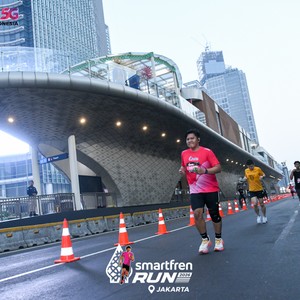 Race photo from SMARTFREN RUN 2026