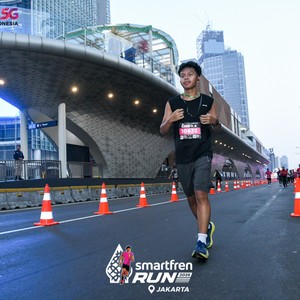 Race photo from SMARTFREN RUN 2026