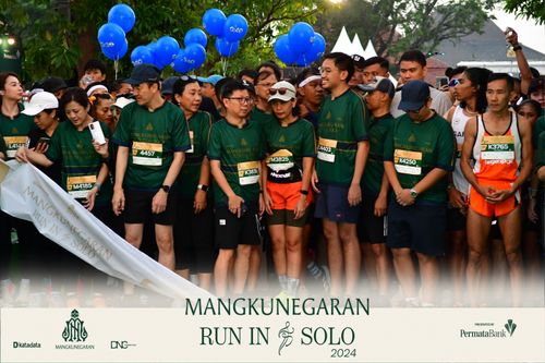 Race photo from Mangkunegaran Run 2024