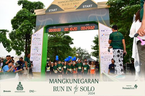 Race photo from Mangkunegaran Run 2024
