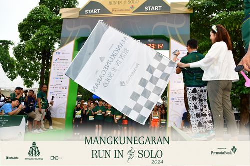 Race photo from Mangkunegaran Run 2024