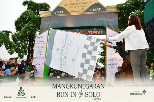 Race photo from Mangkunegaran Run 2024