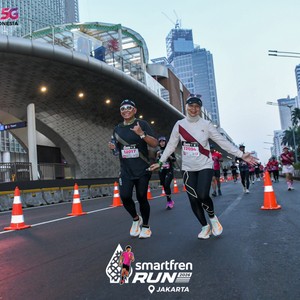 Race photo from SMARTFREN RUN 2026