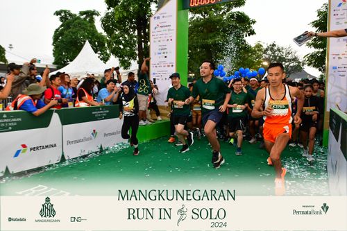 Race photo from Mangkunegaran Run 2024