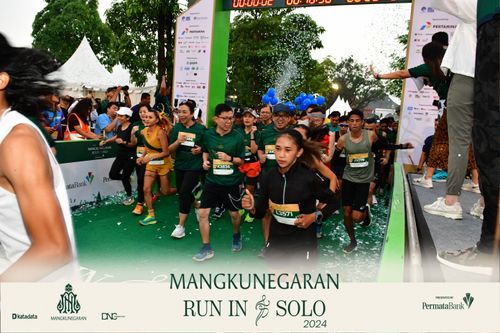 Race photo from Mangkunegaran Run 2024