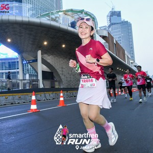 Race photo from SMARTFREN RUN 2026