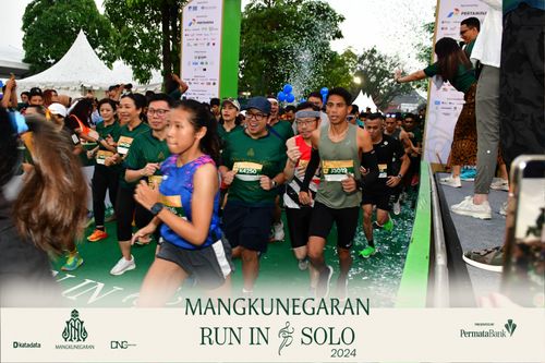 Race photo from Mangkunegaran Run 2024