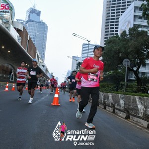Race photo from SMARTFREN RUN 2026