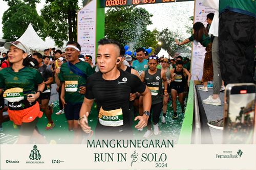 Race photo from Mangkunegaran Run 2024